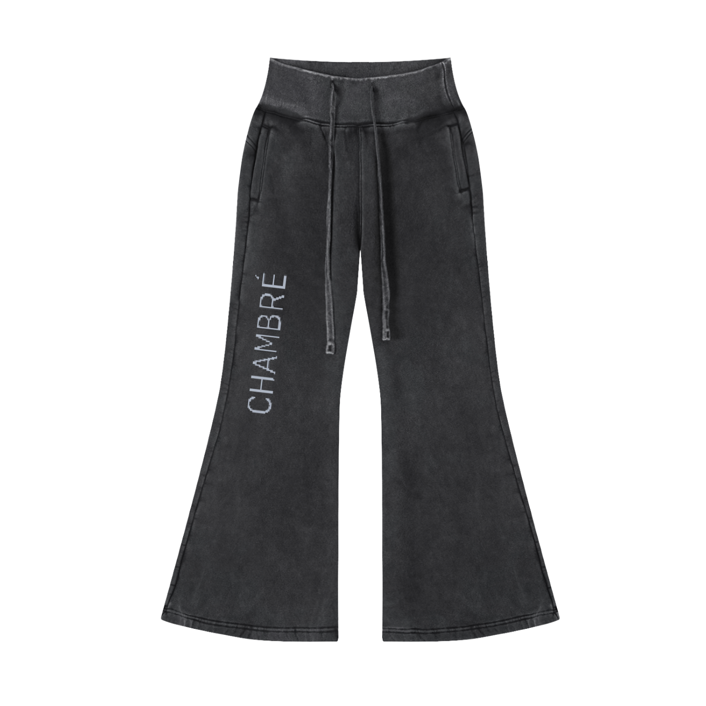 Vintage Washed Flared Fleece Pants