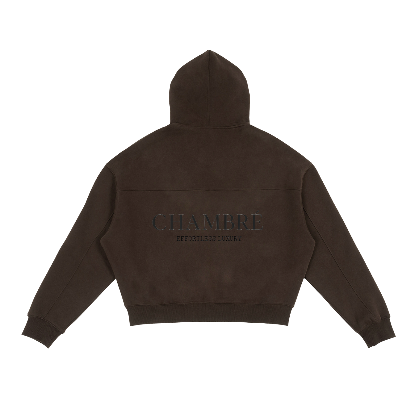 Fleece Zip-Up Boxy Hoodie